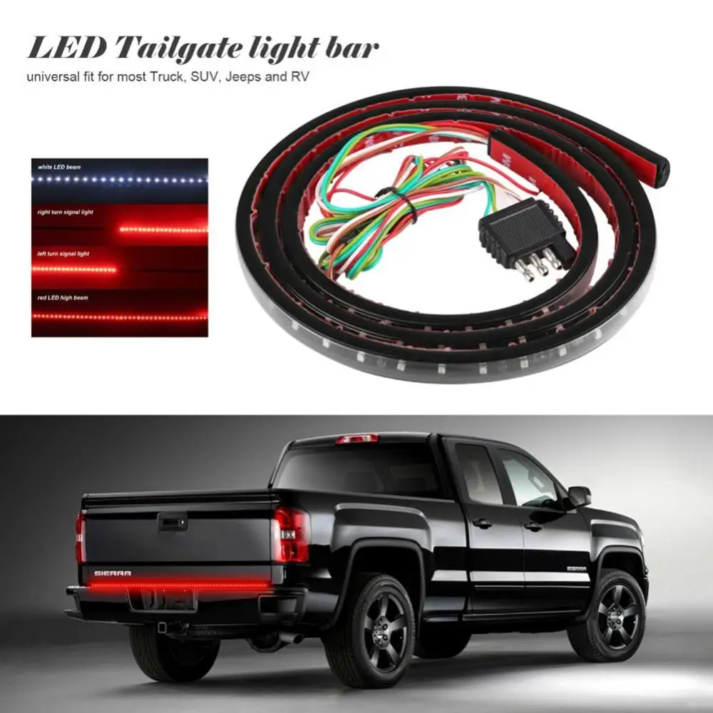 

60inch LED Car Truck Tailgate Light Bar Strip Reverse Stop Turn Signal Light