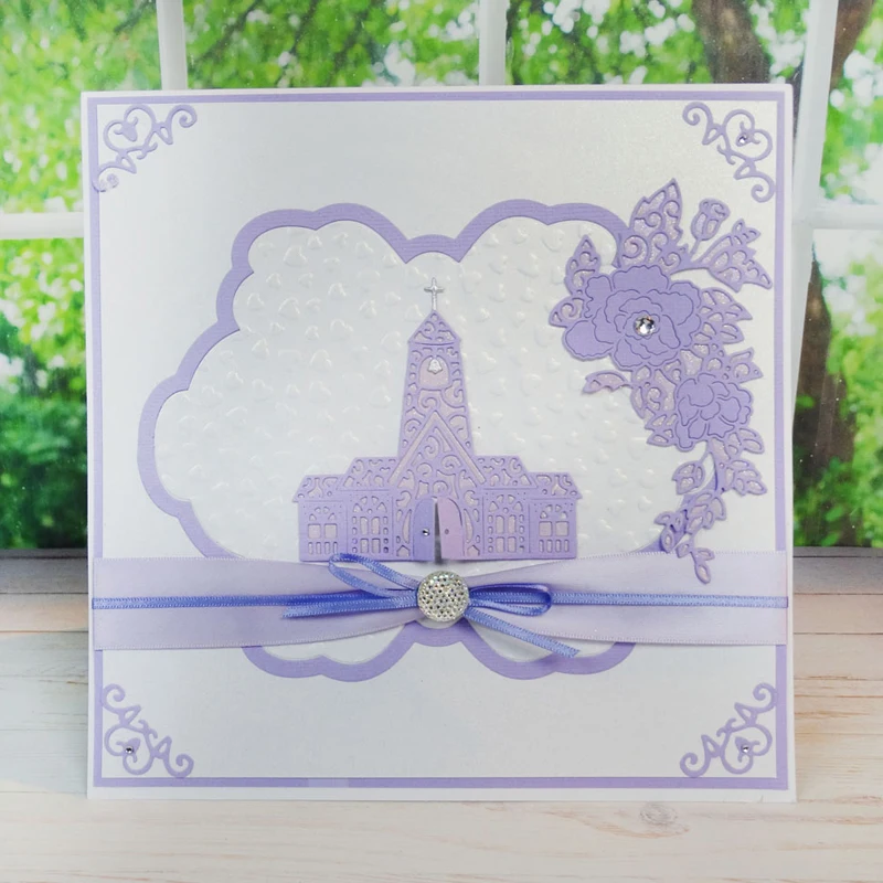 

Church Metal Cutting Dies Stencils for DIY Scrapbooking/Photo Album Decorative Embossing DIY Paper Cards