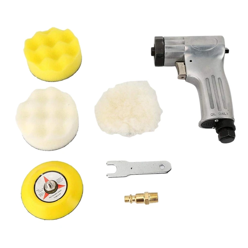 

3 Inches Polishing Machine Air Sander Pneumatic Polisher Machine Set Air Grinder Polishing Machine Tool Car Polishing