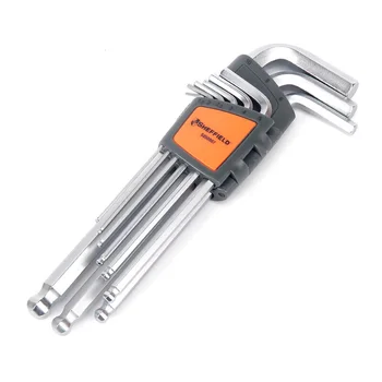 

SHEFFIELD Long Arm Ball End Head Hex Wrenche Set 9 pcs S050007