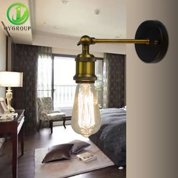 

Loft Retro E27 Iron Wall Lamp Indoor Lighting Small Lights for Bar Home Decor Industrial Bathroom Stair Antique Lamp Luminaria