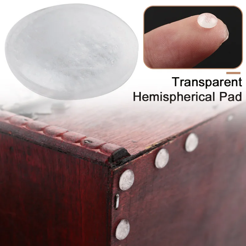 

Rubber Feet Pads Anti Slip Hemispherical Shape Shock Absorber Door Transparent Drawer Convenient Multi-Function Stop Cushion
