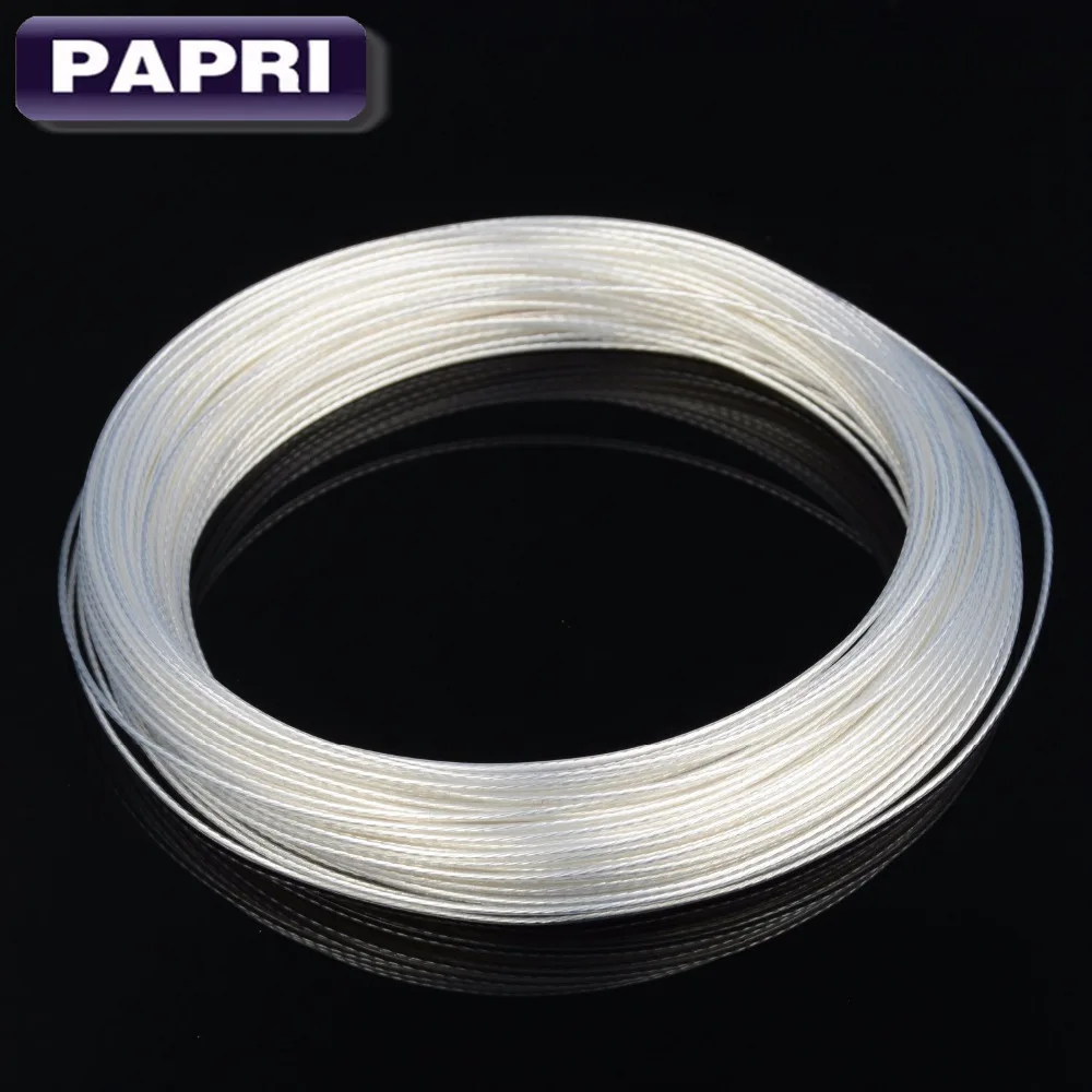 PAPRI DIY усилитель кабеля 0 23 x7strand PTFE высокая чистота OCC Медный Серебряный провод для