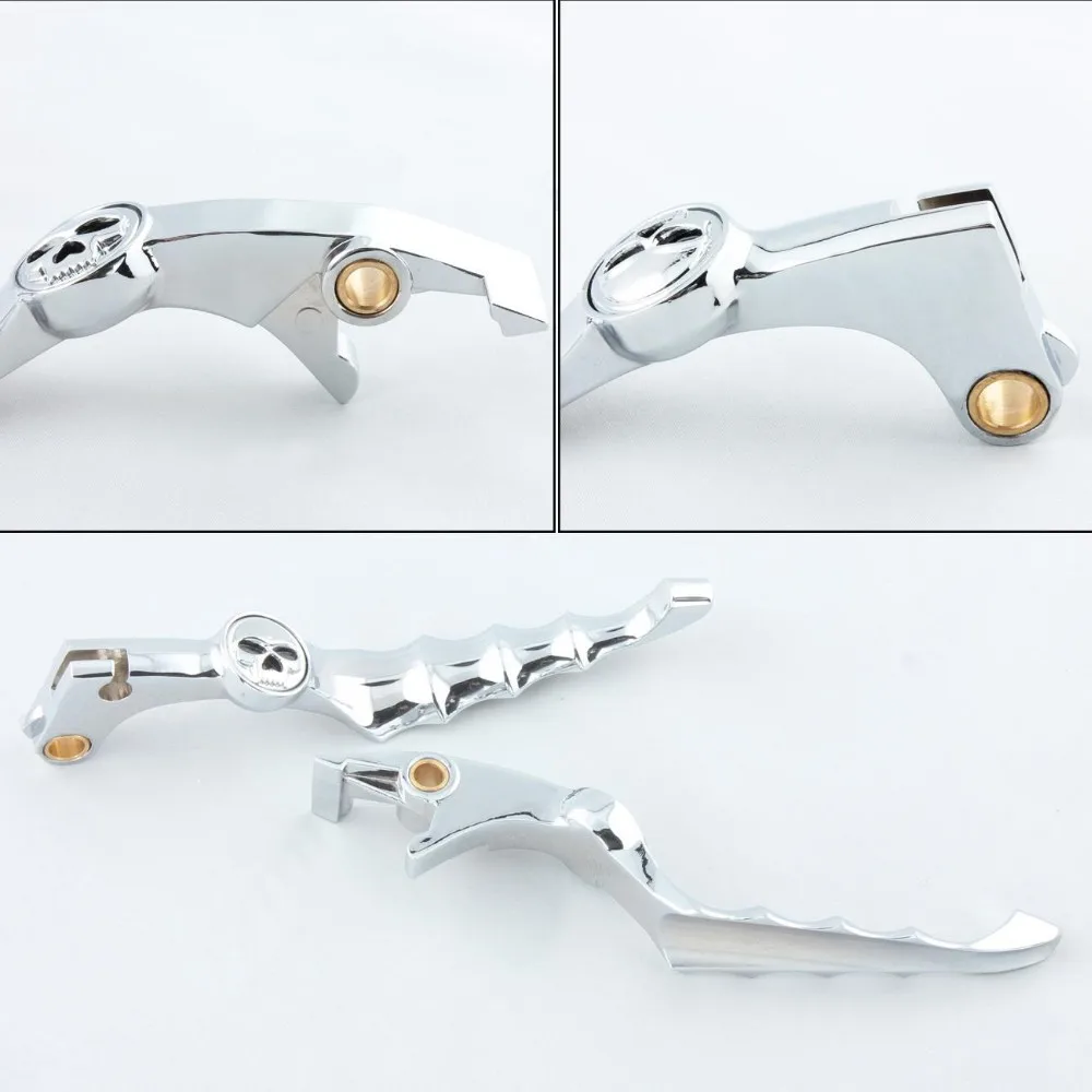 Skull Zombie Brake Clutch Levers For Honda VT1100C Shadow VT1100C