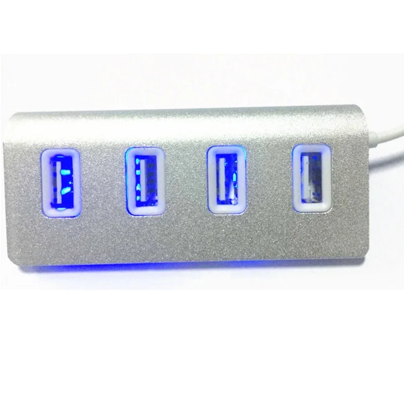 Мульти 4 порта Высокоскоростной usb хаб 2 0 480 Мбит/с Hab USB мини крутой светильник