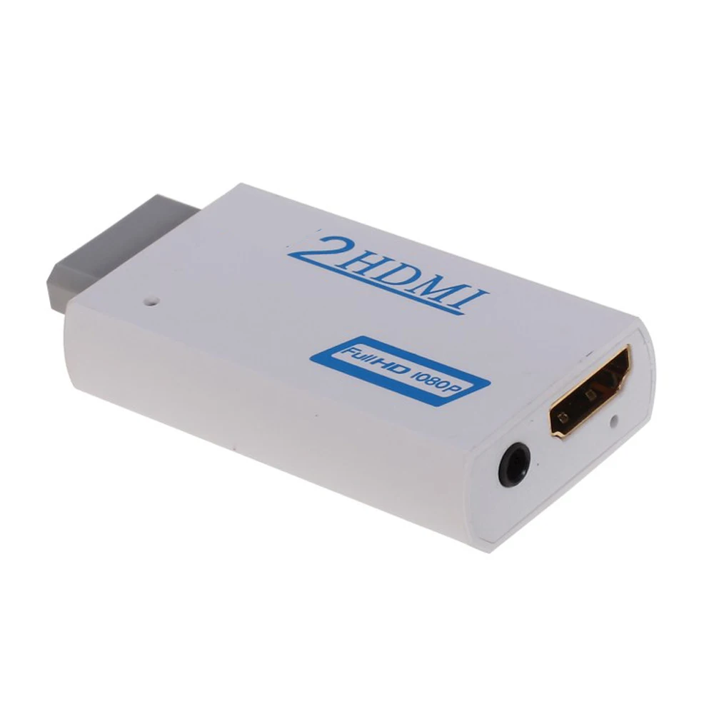 10 шт для W я к HDMI конвертер Поддержка FullHD 720 P 1080 3,5 мм аудио для W я i2HDMI адаптер для HDTV