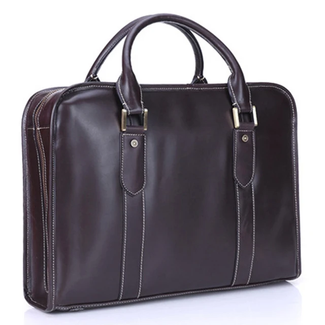 Fashion Luxury Genuine Leather Men Briefcase Business Bag Fashion Luxury Genuine Leather Men Briefcase Business Bag Office Laptop Male