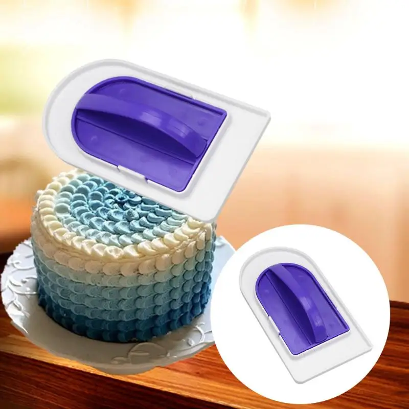 

Cake Smoother Dual-Use Polisher Cupcake Pastry Fondant Surface Polishing Spatula Fondant Cake Decorating Tools