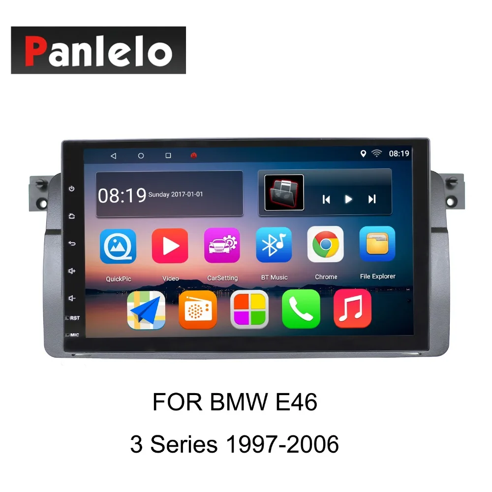 Panlelo для BMW 5 серии E60 2003 2010 3 E46 1997 2006 X5 E53 1999 Android 8 автомобильный стерео GPS навигация