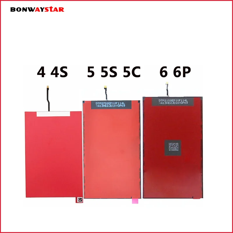 

New LCD Display Backlight Film For iPhone 6 6 plus 5G 5S 5C SE 4 4s Screen Back Light Refurbishment Repair Parts Replacement