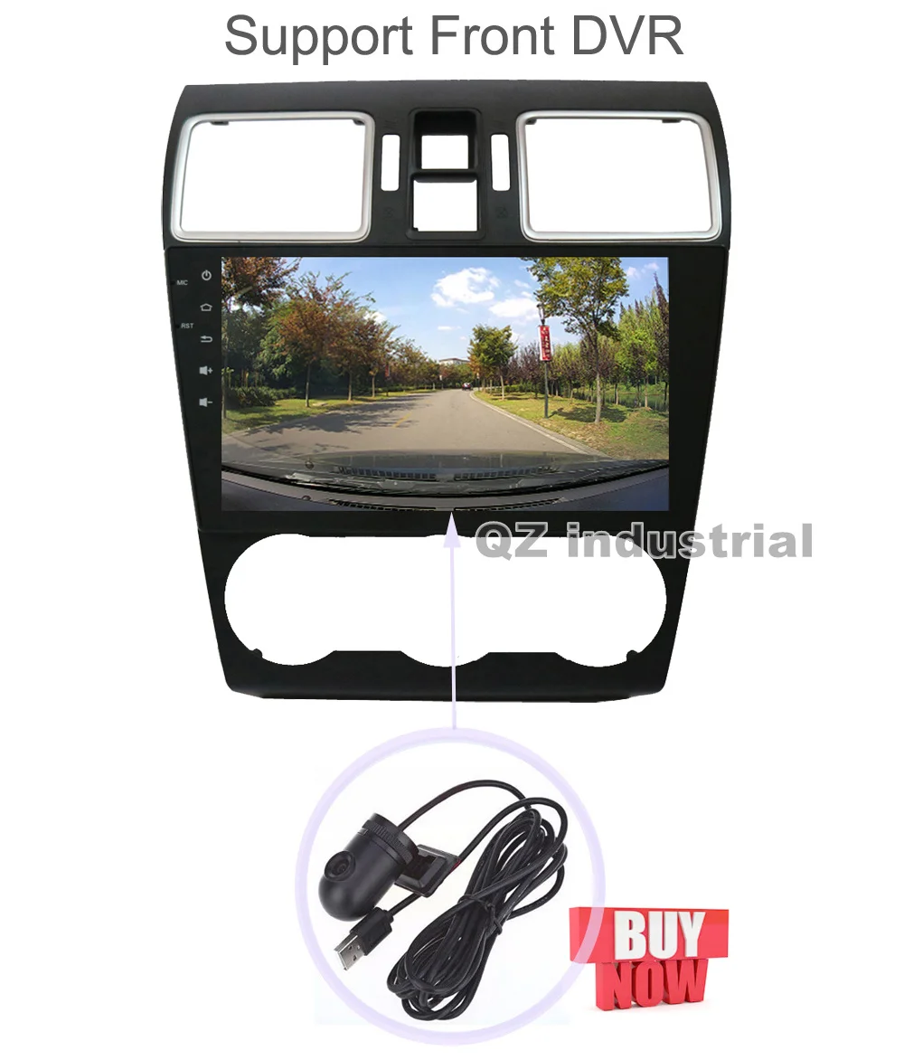 Perfect QZ industrial HD 9inch Android T3 8.1 for Forester XV 2017 Car DVD Player With Canbus 3G 4G GPS WIFI Navi Radio Stereo RDS Map 14