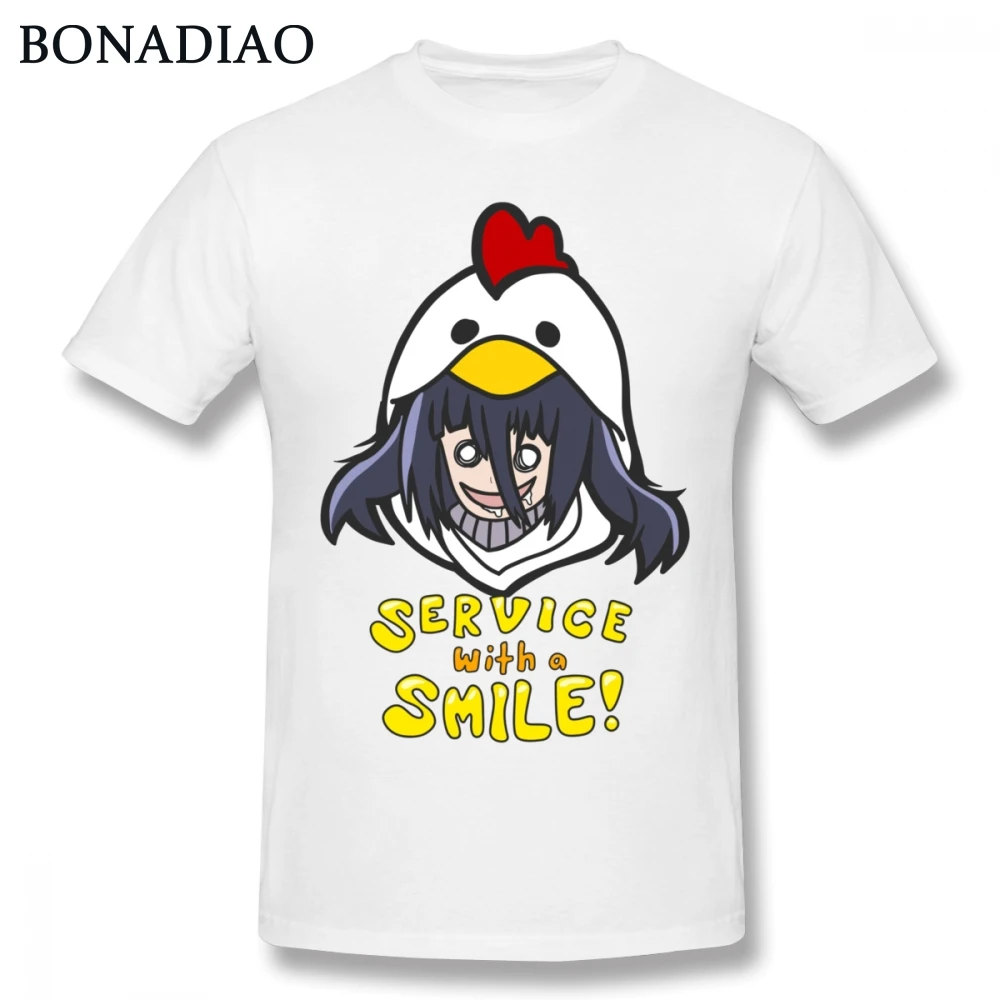 Calidad de impresión lindo Zombieland Saga Tae pollo servicio T camisa 100% algodón Camiseta S-6XL de gran tamaño Camiseta