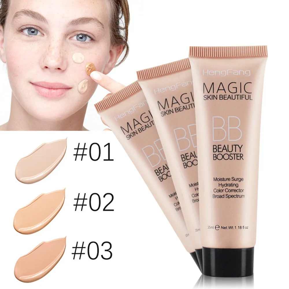 

New Fashion Liquid Foundation focallure concealer Whitening Blemish Balm BB Face Light Dark Makeup Tool Super Beauty Cosmetic