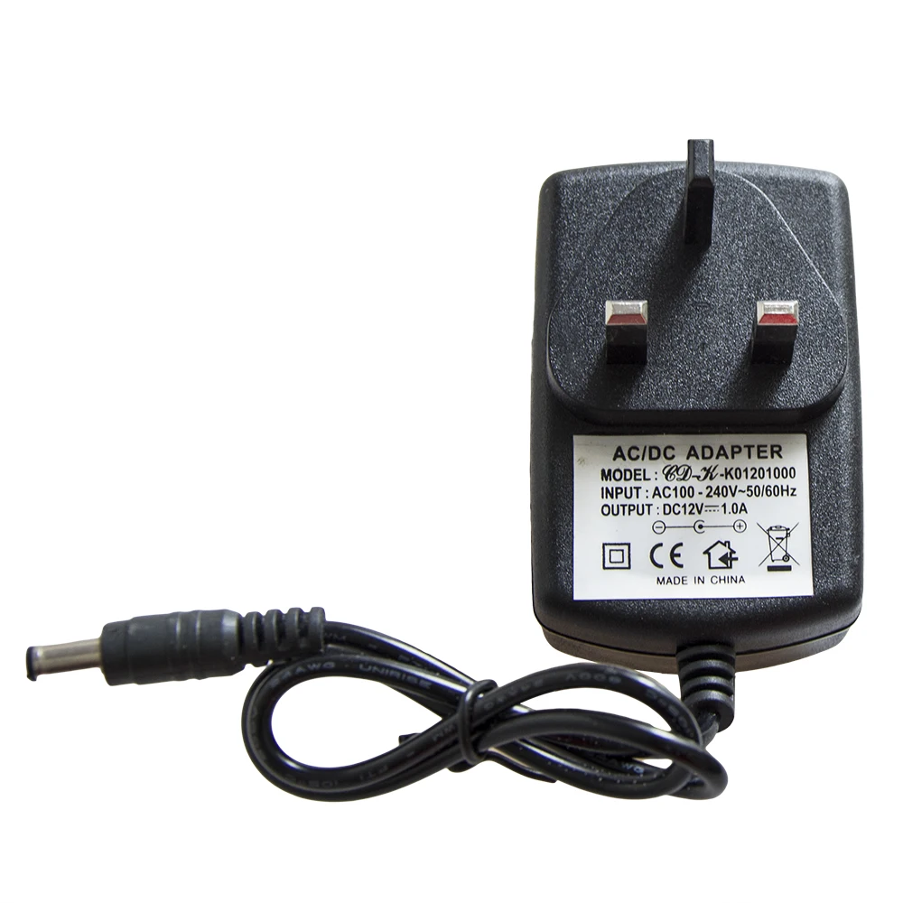 

DC 100-240V DC Power Supply 12V 2A Adapter Charger LED Transformer UK Plug