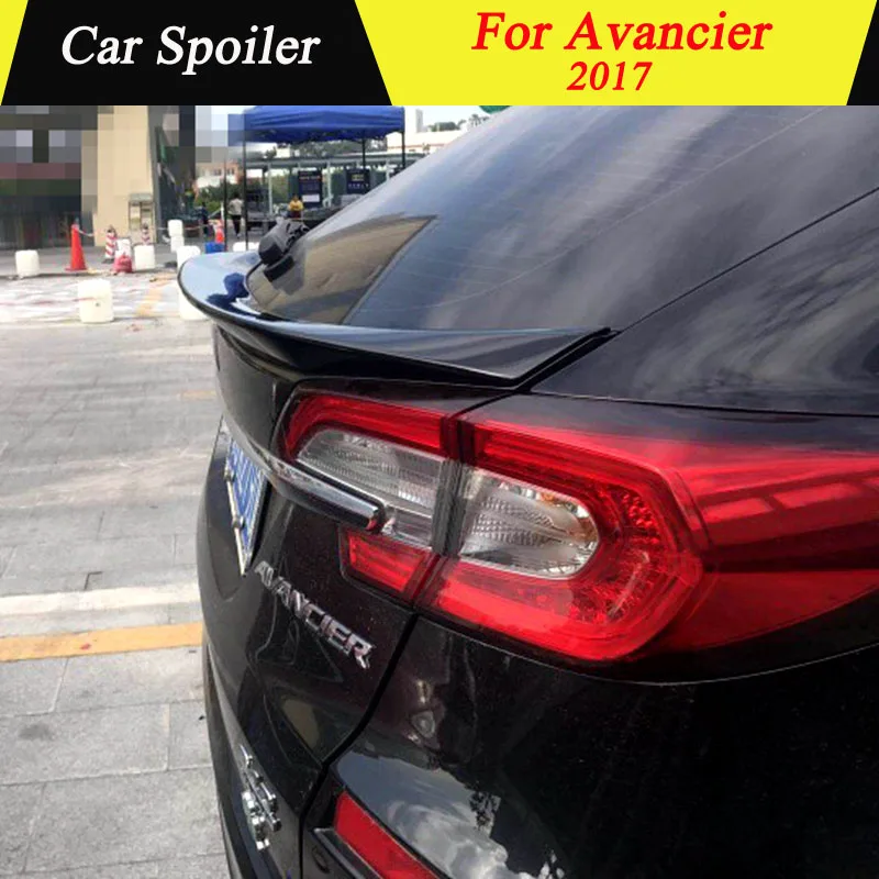 

For Honda AVANCIER 2017 Rear Trunk Spoiler High Quality ABS Plastic Primer Color Car Tail Wing Decoration For AVANCIER