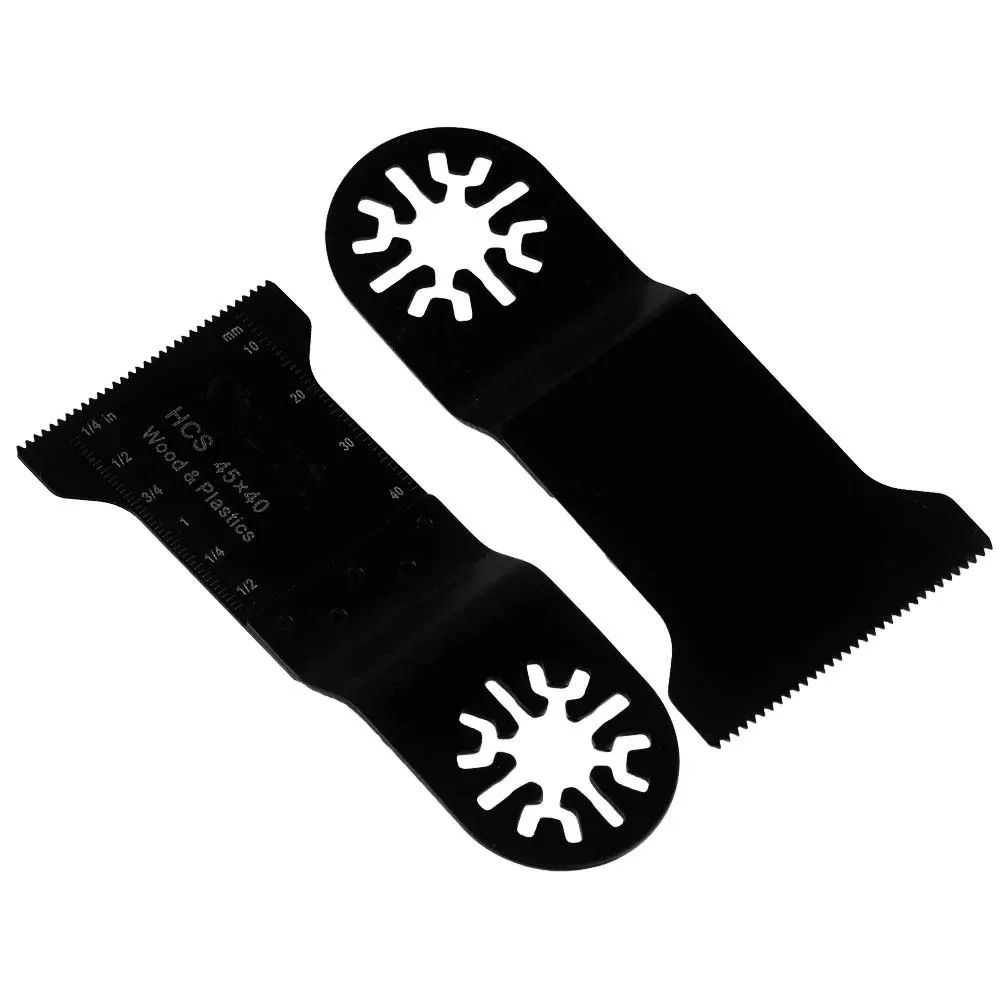 4.5x4cm Universal High Carbon Steel Oscillating Saw Blade Set of 20 Blackin Saw Blades from