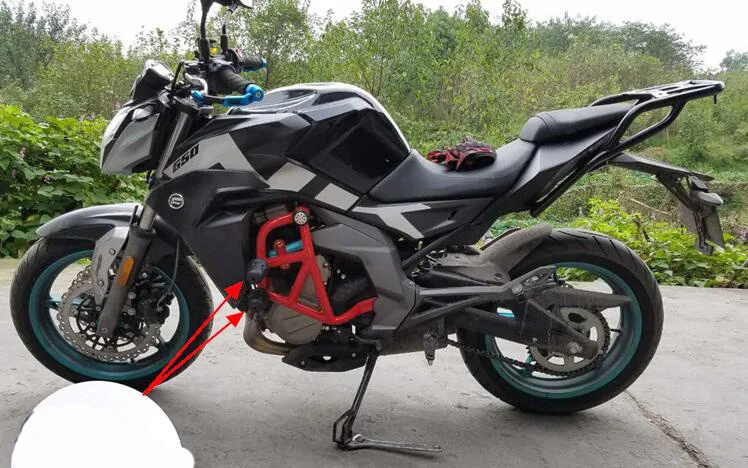 CFMOTO NK400 NK650 задняя сторона седельная сумка коробка мотоциклетная багажная стойка