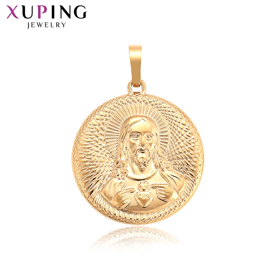 Xuping кулон с персонажем для Вэнь и женщин круглой формы без камня позолоченный