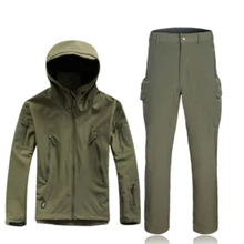 Тактическая Экипировка камуфляжная флисовая куртка мужская уличная куртка армейская водонепроницаемая Охота на Камо одежда Спортивная ветровка военные куртки