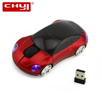 

Wireless Mouse Car Shape Computer Mice Mause Super 2.4Ghz With Flashing LED Light Sem Fio Mouse for Netbook Laptop Gaming Mouse