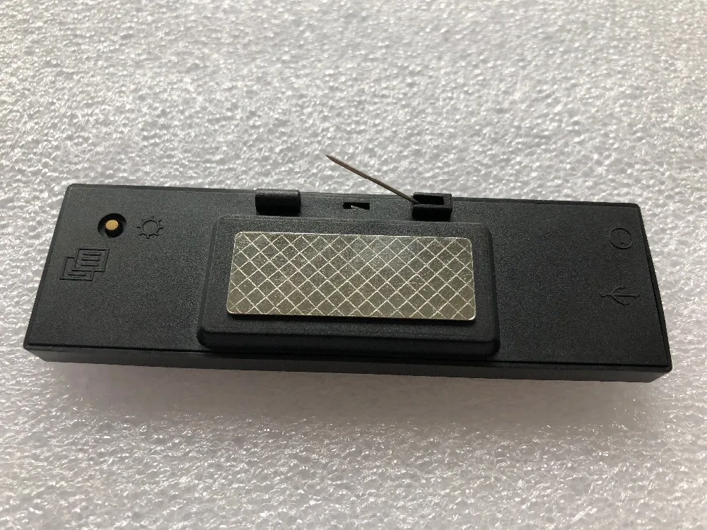 HD-NT44 Прокрутка Сообщение Led имя значок, 44x11 пикселей одного цвета USB Перезаряжаемый светодиодный ярлык имени для грудной бейджик этикетки
