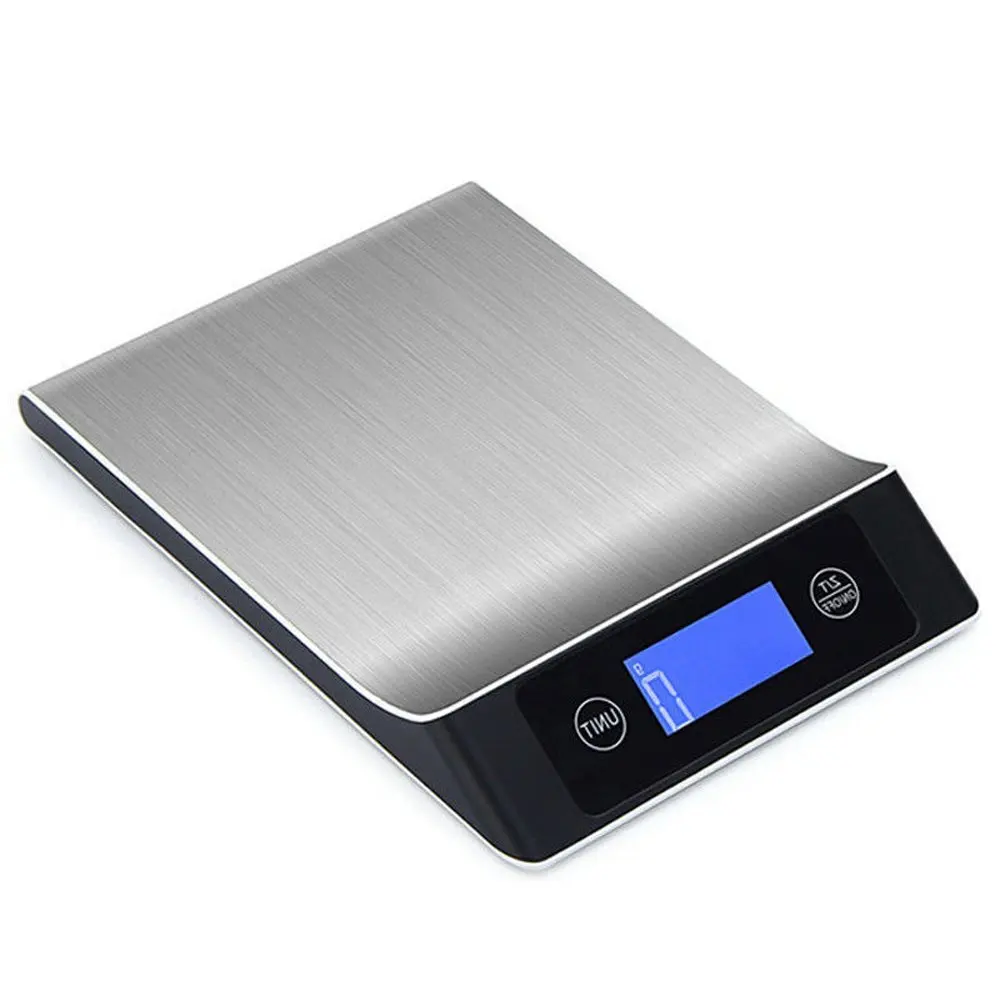 

LCD Digital Stainless Steel Ultra-thin Electronic Kitchen Scale Multifunction Kitchen Food Weighing Scale