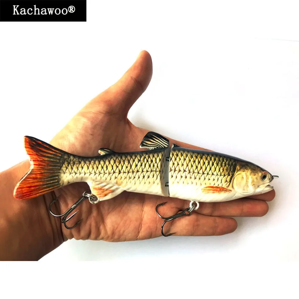 Оптовая продажа Glide плавание Swimbait 7 дюймов 68 г жесткая приманка 2 секция соединены