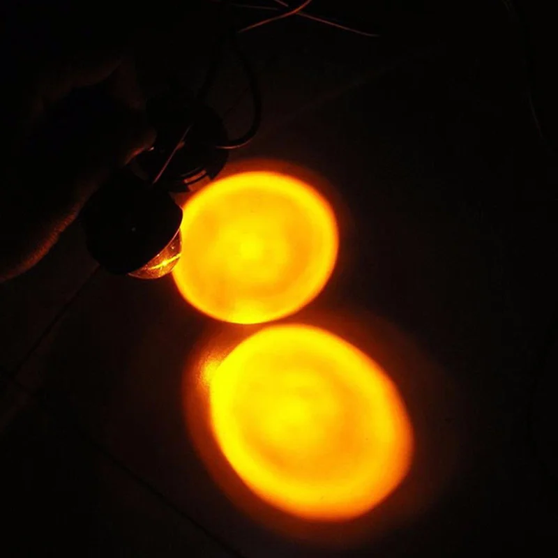 2Pcs DC 12V 15W Automobile Car Led Lens Fog Lamp eagle Eye Refit Fish eye Fog Lamp Hawk Eagle Eye Moto Daytime Running Light DRL