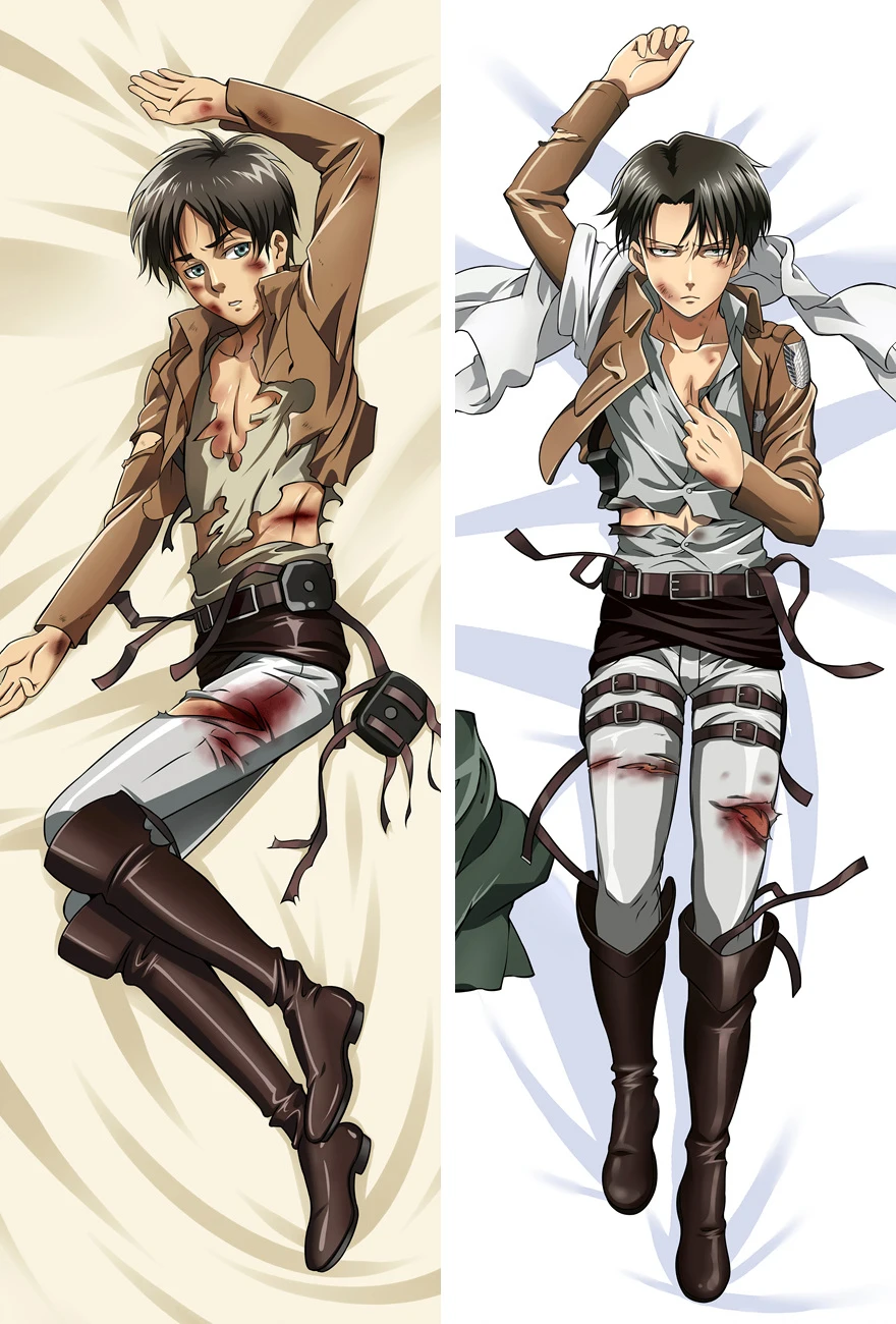 Аниме; обувь для косплея по аниме «атака на Титанов»(Shingeki no Kyojin Levi Ymir Подушка «Dakimakura» чехол Крышка обниматься тела Чехол - Цвет: 510016