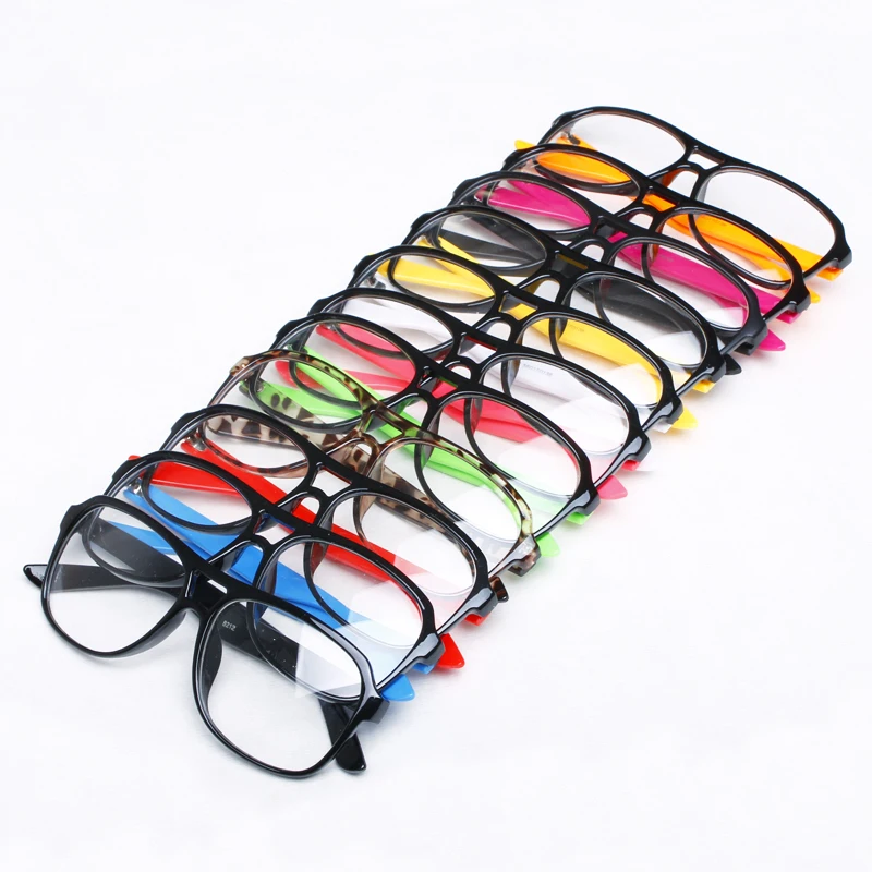 Double glasses large sunglasses box big black plain glass spectacles