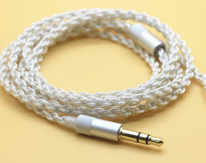 High Quality Transparent 5N OCC Silver Plated 4 Wire Pure Silver Plated