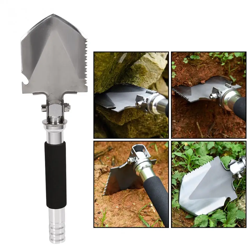 

Outdoor Camping Shovel Multi-functional Military Tactical Folding Shovel Mini Spade Garden Tools Hiking Survival Emergency Tool