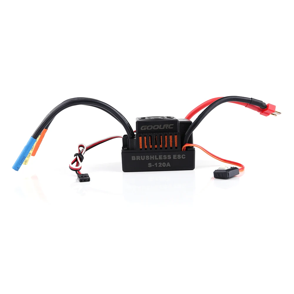 GoolRC S 120A бесщеточный ESC электрический регулятор скорости с 6 1 V/3A SBEC для 1/8 RC Car