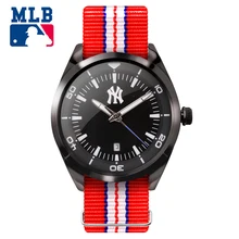 MLB NY Fashion Student Watches Nylon Watch Band Waterproof Luminous Lover Watches Men Women Quartz Sport Wrist Watch TP001