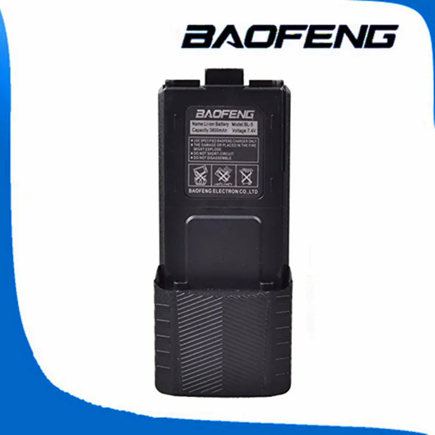 7.4v Big 3800mah Baofeng uv 5r Battery For Radio Walkie Talkie Parts