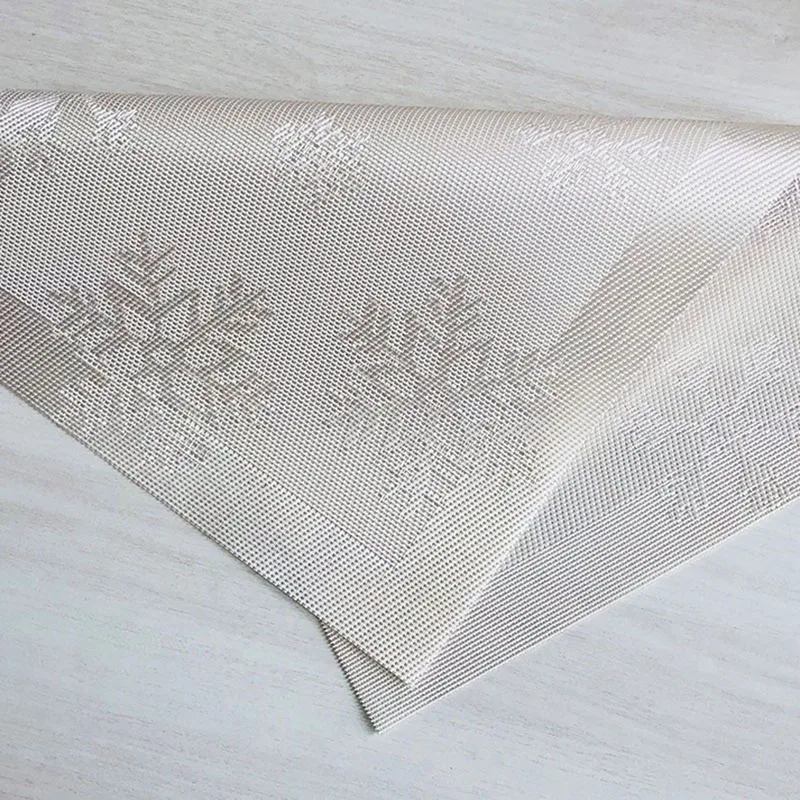  ONEUP 4pcs/lot Christmas Snowflake placemats Waterproof non-slip anti-scald table mat simple Europe