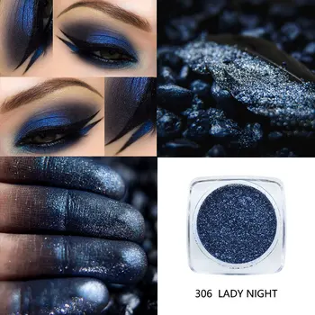 

PHOERA Single Color Eyeshadow Palette Metallic Diamond Glitters Powder Pigmented Shimmer Eye Shadow Makeup Smoky Eyes Cosmetics