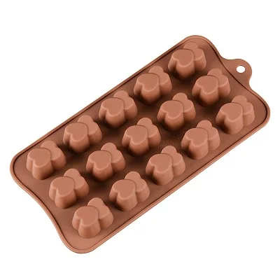 SJ шоколадная форма животное Медведь Кролик Утка противень для выпечки Кондитерские украшения торт из конфет силиконовая форма формы для выпечки инструменты для кухни - Цвет: Random Color