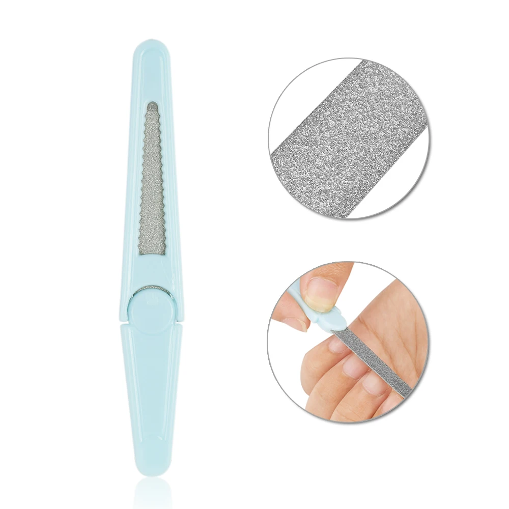 

1pc durable double-sided nail file matte Scrub nail art set manicure tool For Manicure Pedicure Buffing Nail Art Tools cl
