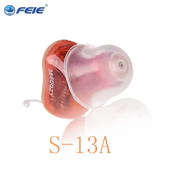 

Invisible mini appareil auditif adjutable tone S-13A Best Sound voice Amplifier for old deaf man machine for ear piercing