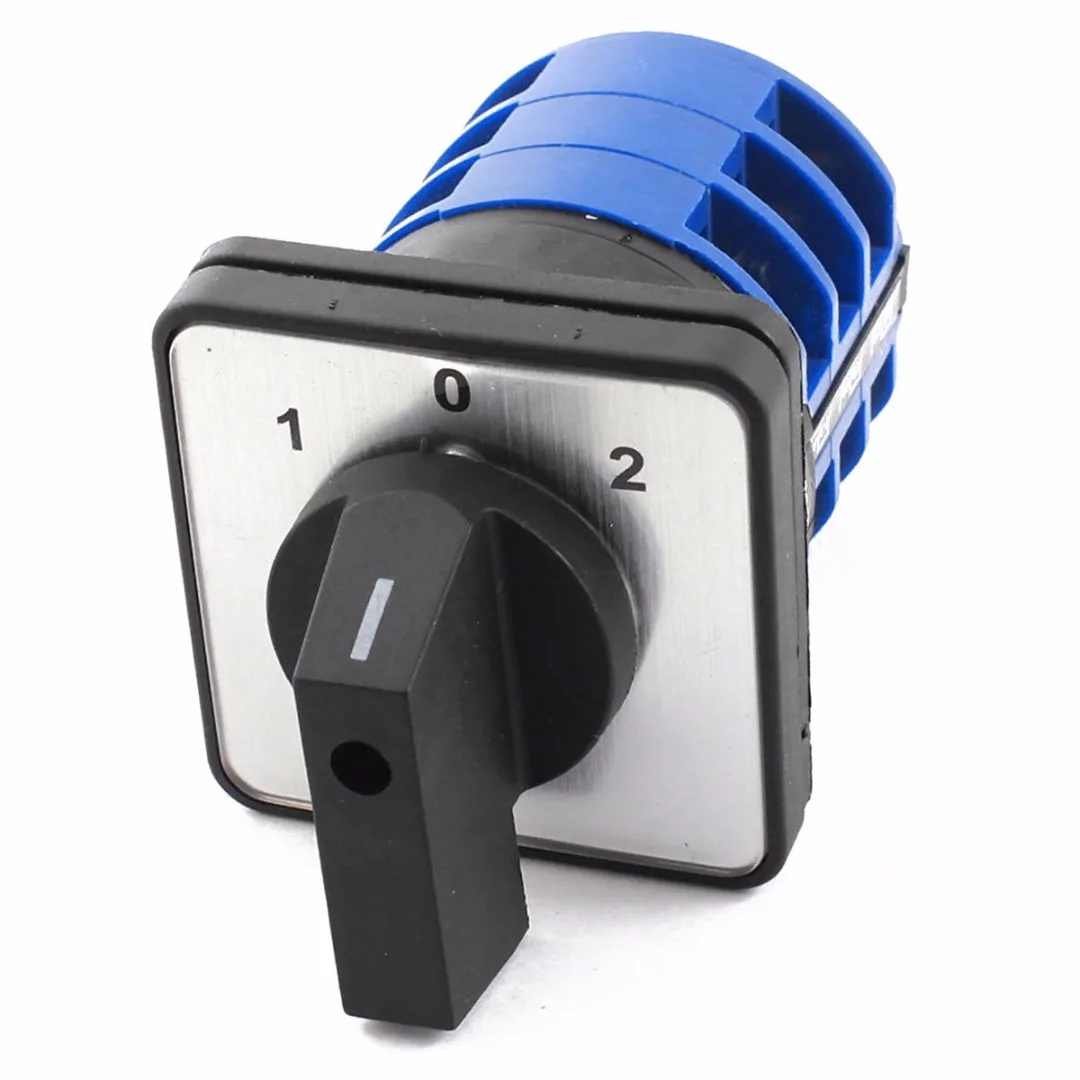 

1pc Electric LW28-32A Rotary Cam Changeover Latching Switch 3 Phase G3O6 T7M0 500V 12 Terminal With 4pcs Screws Mayitr