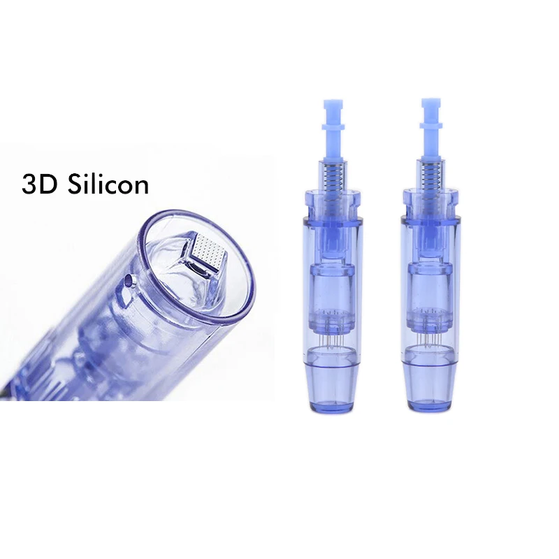 

50pcs Bayonet 3D Silicon Electric Dr. Pen A1 Derma Pen Needles, MYM Cartridge Auto Microneedle for Sensitive skin
