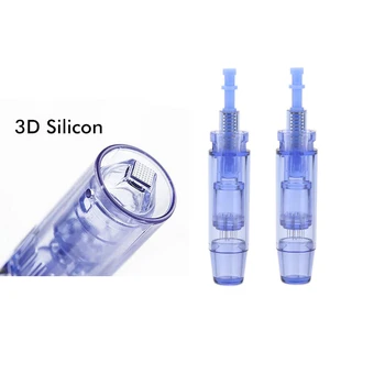 

50pcs Bayonet 3D Silicon Electric Dr. Pen A1 Derma Pen Needles, MYM Cartridge Auto Microneedle for Sensitive skin