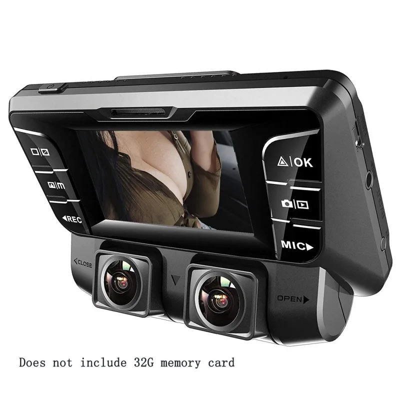

Panorama WiFi Double Lens 340 Wide-angle Camera Night Vision Sensor 12 million Pixels Loop Recording Motion Detection Recorder