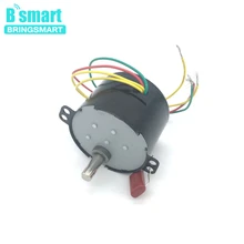 Bringsmart 50KTYZ AC Synchronous Motor 24/220V CW/CCW Mini Gear Motor 1-50rpm Permanent Magnet Slow Speed Reducer Motors Bringsmart 50KTYZ AC Synchronous Motor 24/220V CW/CCW Mini Gear Motor 1-50rpm Permanent Magnet Slow Speed Reducer Motors