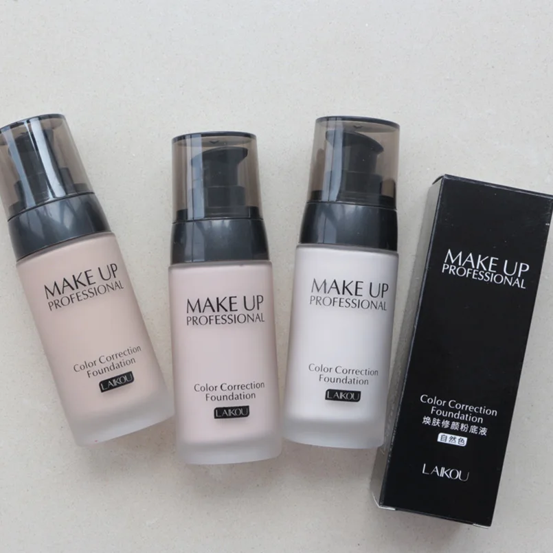 Liquid Base Foundation Makeup Professional Face Makeup LAIKOU Brand Long Lasting Brightening Matte Whiten Cosmetic Base Make Up