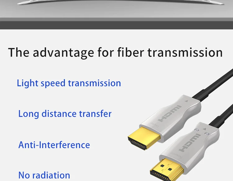 GCX волоконно-оптический кабель HDMI 2,0 2.0a 2.0b Ultra-HD 4K 60Hz HDMI волоконно-оптический HDR 4:4:4 без потерь усилитель 1 м-300 м Кабель HDMI