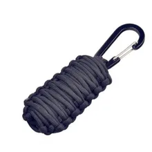Многофункциональный вязальный набор Брелок Паракорд карабин выживания Рыболовный набор Открытый Кемпинг Альпинизм инструмент выживания