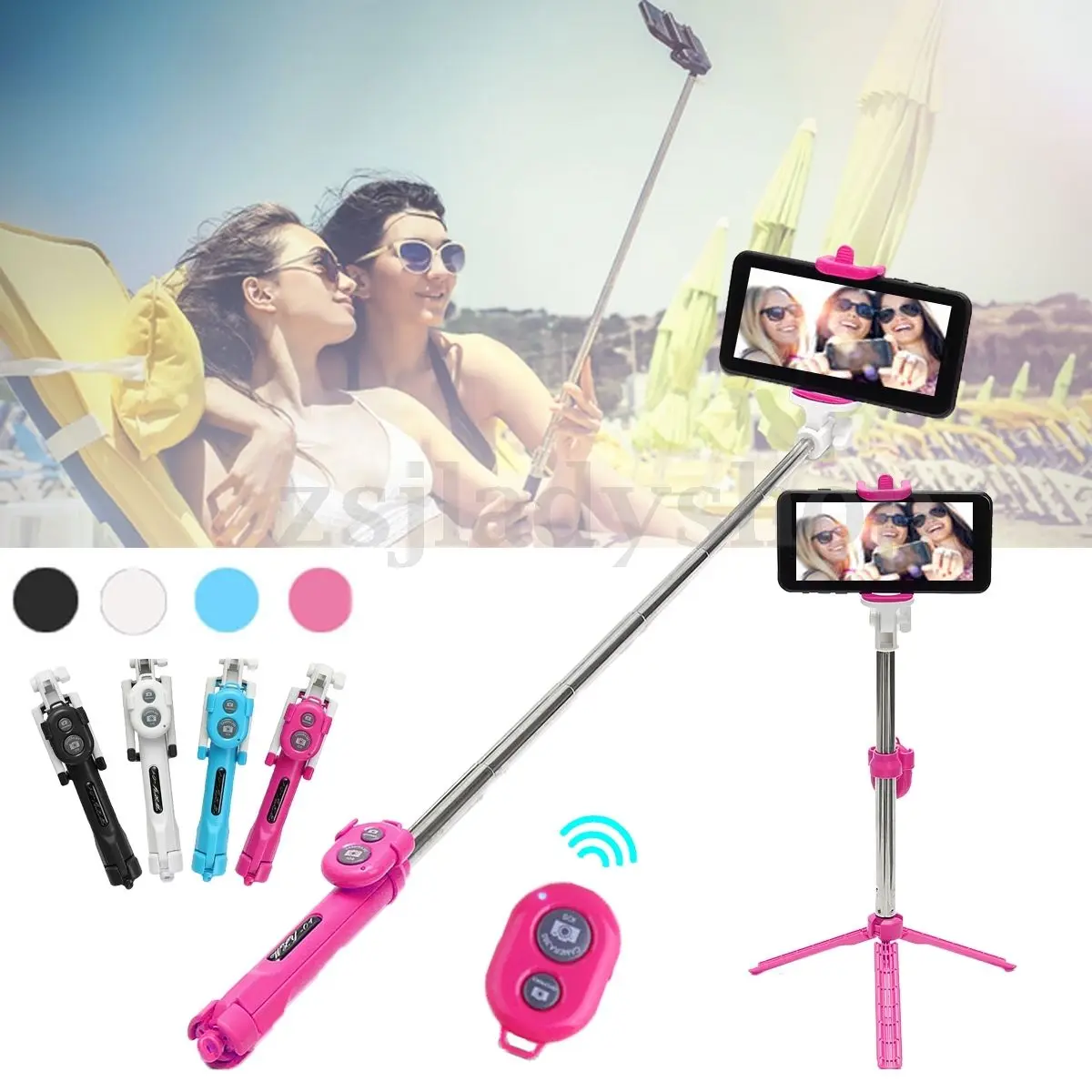 New Wireless Bluetooth Selfie Stick Monopod For Mobile Phonesin Selfie