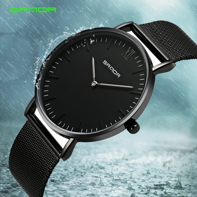SANDA Luxury Brand Men Watch Ultra Thin Clock Male Quartz Sport Watch Men Waterp SANDA Luxury Brand Men Watch Ultra Thin Clock Male Quartz Sport Watch Men Waterp